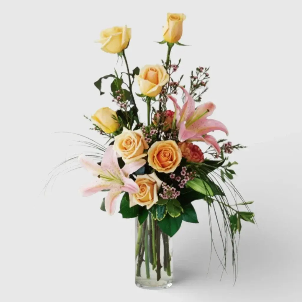 s bouquet "Rose and Lily Splendor"