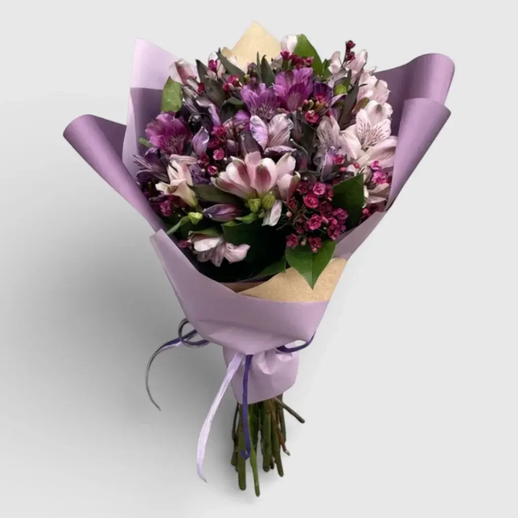 Purple Alstroemeria Bouquet "Ocean of Love"