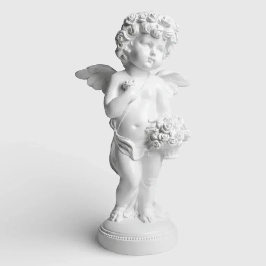 Figurine Angel with a bouquet