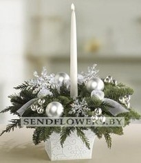 Christmas Flowers Arrangement "Christmas Lights"