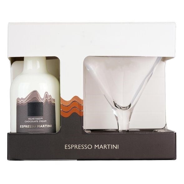 Mini Espresso Martini Velvetised Cream Gift Set