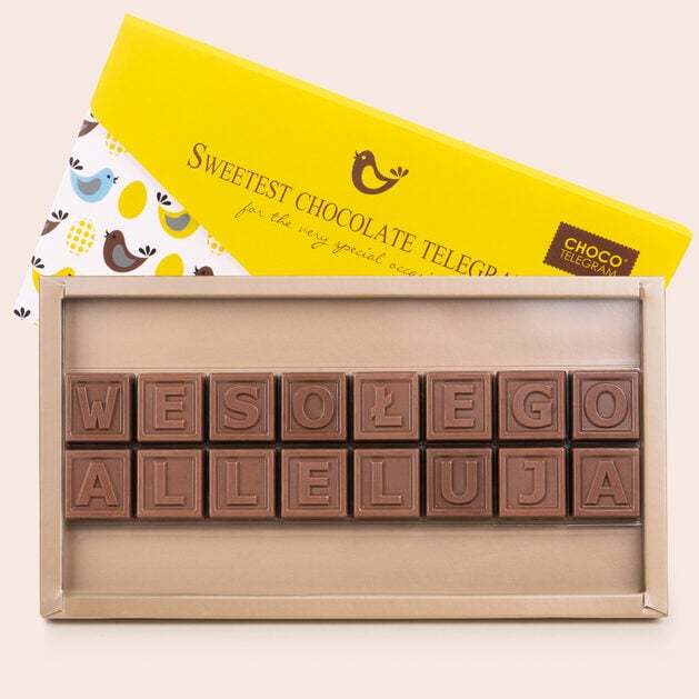 Chocolate Telegram of Happy Hallelujah