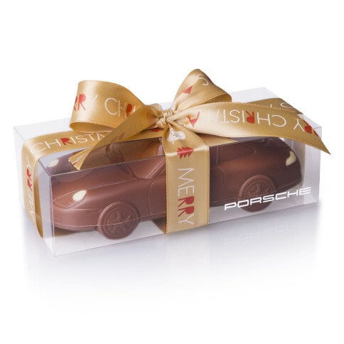 Christmas Porsche with Ribbon