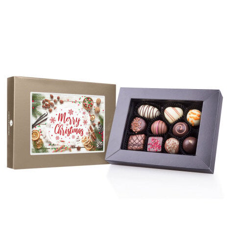 Festive Postcard Petit Gold