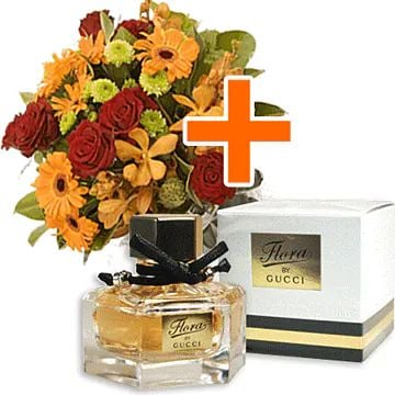 OFFER Women's Perfume + Flowers (Classic Composition)