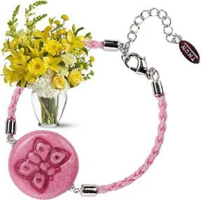 Thun Free Butterfly + Flowers Bracelet (Classic Composition)