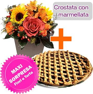 Jam Tart + Flowers (Classic Composition)
