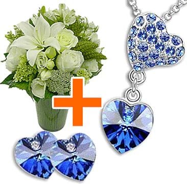 Swarovski set + Flowers (Classic Composition)