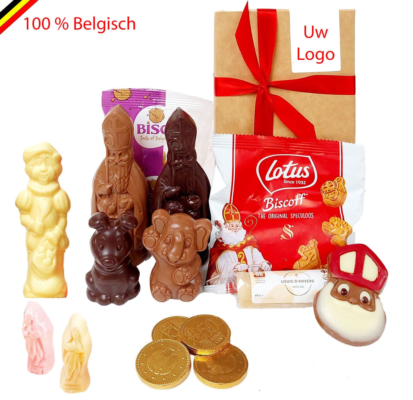 Saint Nicholas Gift Ballotin with Callebaut Figures and Sweets - 2025