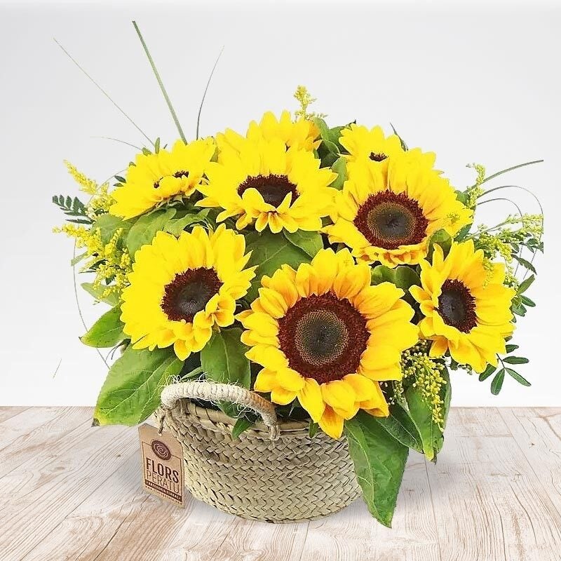 Sunflower Basket
