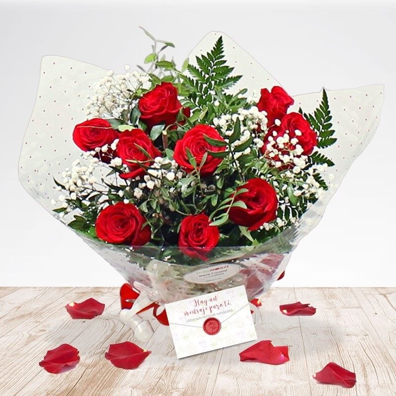 9 Red Roses