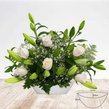 Roses & Lily Center B