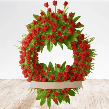 Funeral Wreath Roses