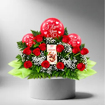 Love Roses & Balloons