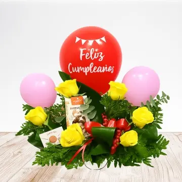 Mini Happy Birthday Center