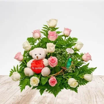 Teddy Center Roses