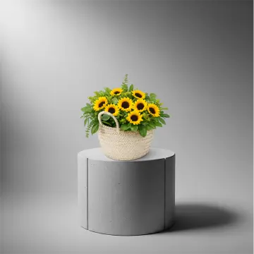 Sunflower Basket