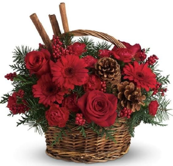 BASKET OF ROSES