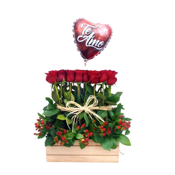 AMR0183-FLORAL ARRANGEMENT LOVE