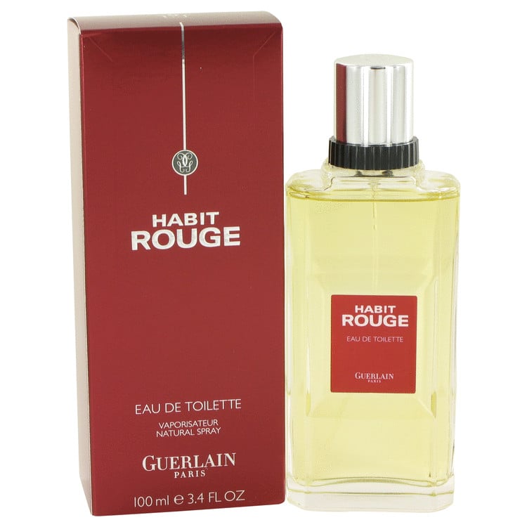Habit Rouge Cologne 3.4 oz Cologne | Eau De Toilette Spray