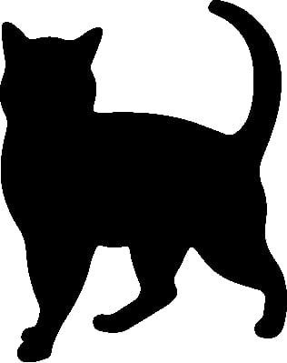 Personalized Throw Pillow - Cat Silhouette - Gifts for Cat Lovers