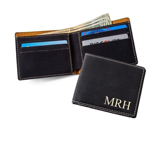 Personalized Bifold Wallet - Monogram