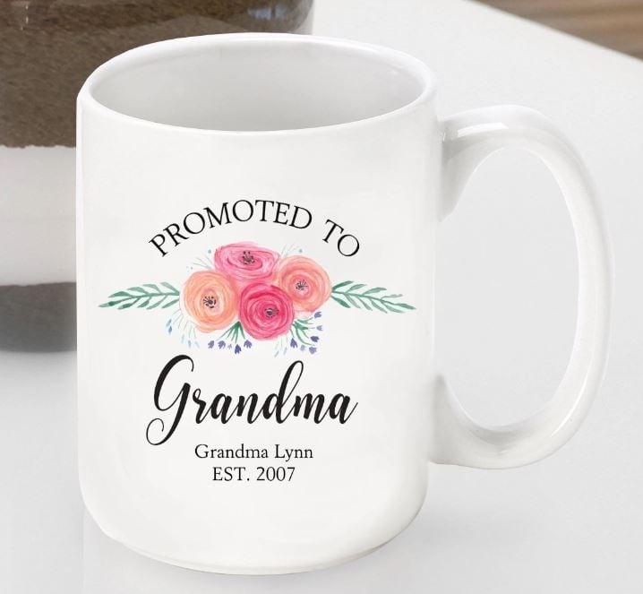 Promoted to Grandma Coffee Cup