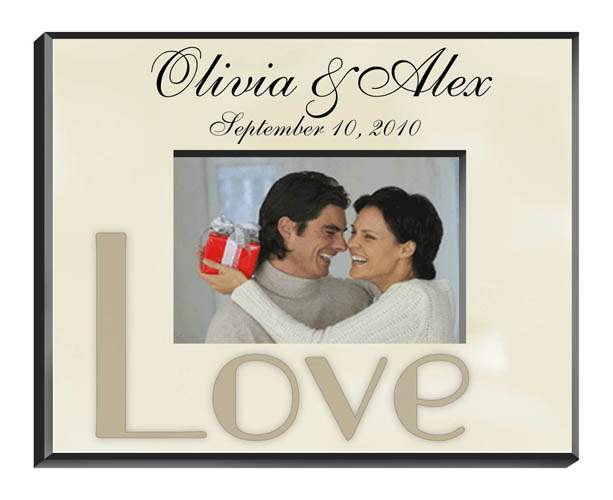 Personalized Hampton Silver Wedding Frame 