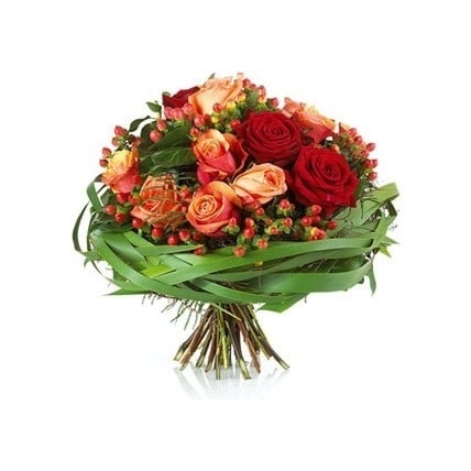 Roses in Flame