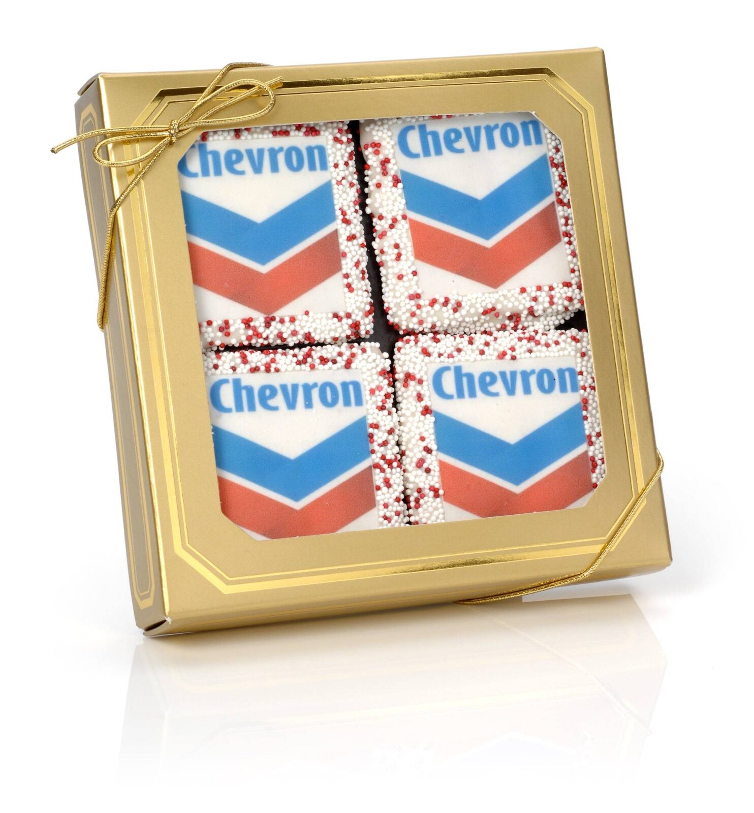 Gold Window Box of 8 Picture Grams