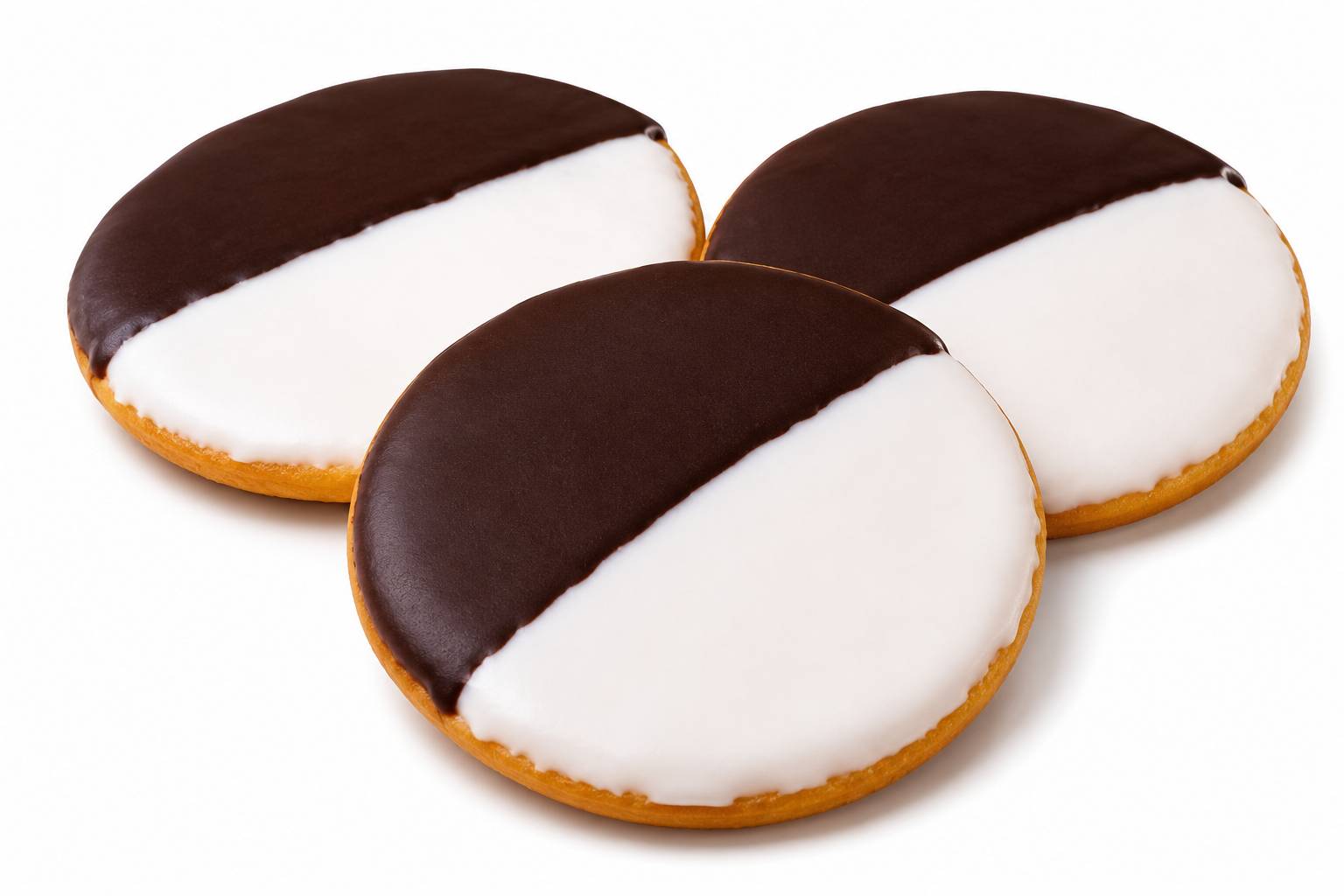 Black and White Sugar Cookies- 3 inch Round
