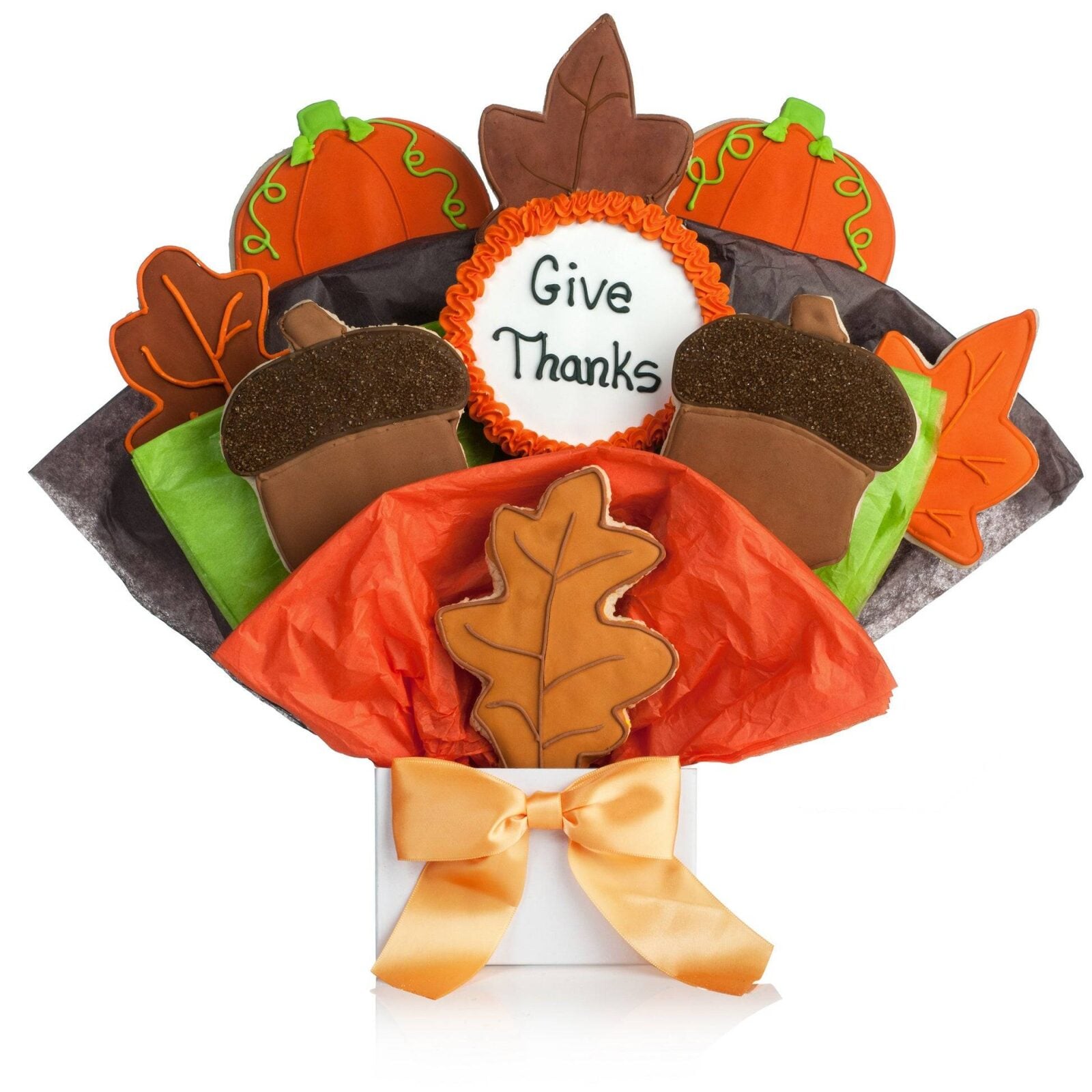 Happy Autumn Cookie Bouquet (5 Cookie Count)