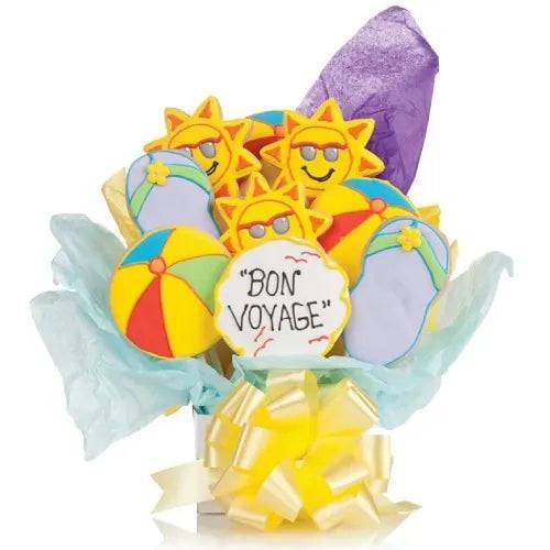 Bon Voyage Cookie Bouquet (5 Cookie Count)