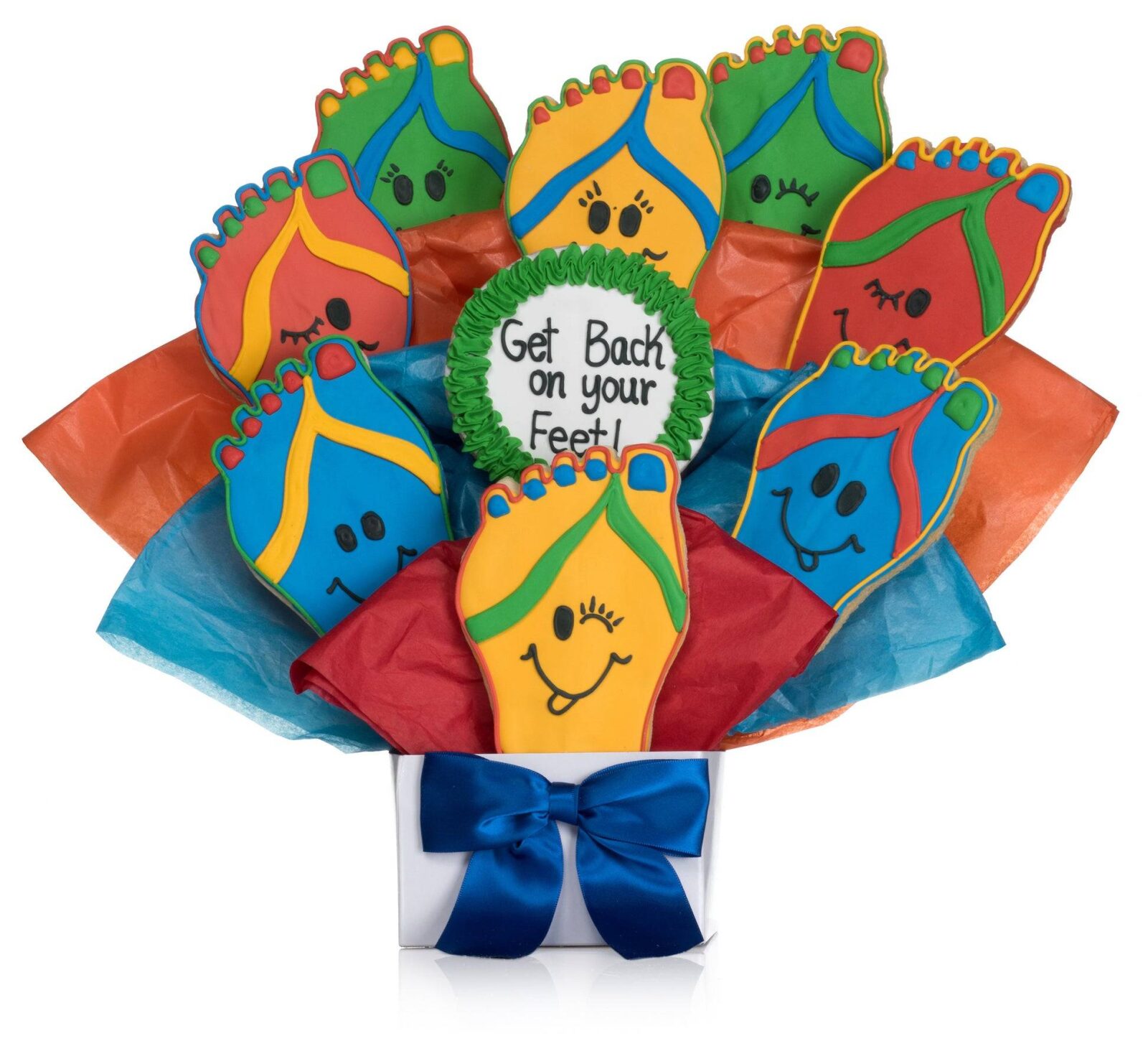 Back on your Feet! Cookie Bouquet (5 Cookie Count)