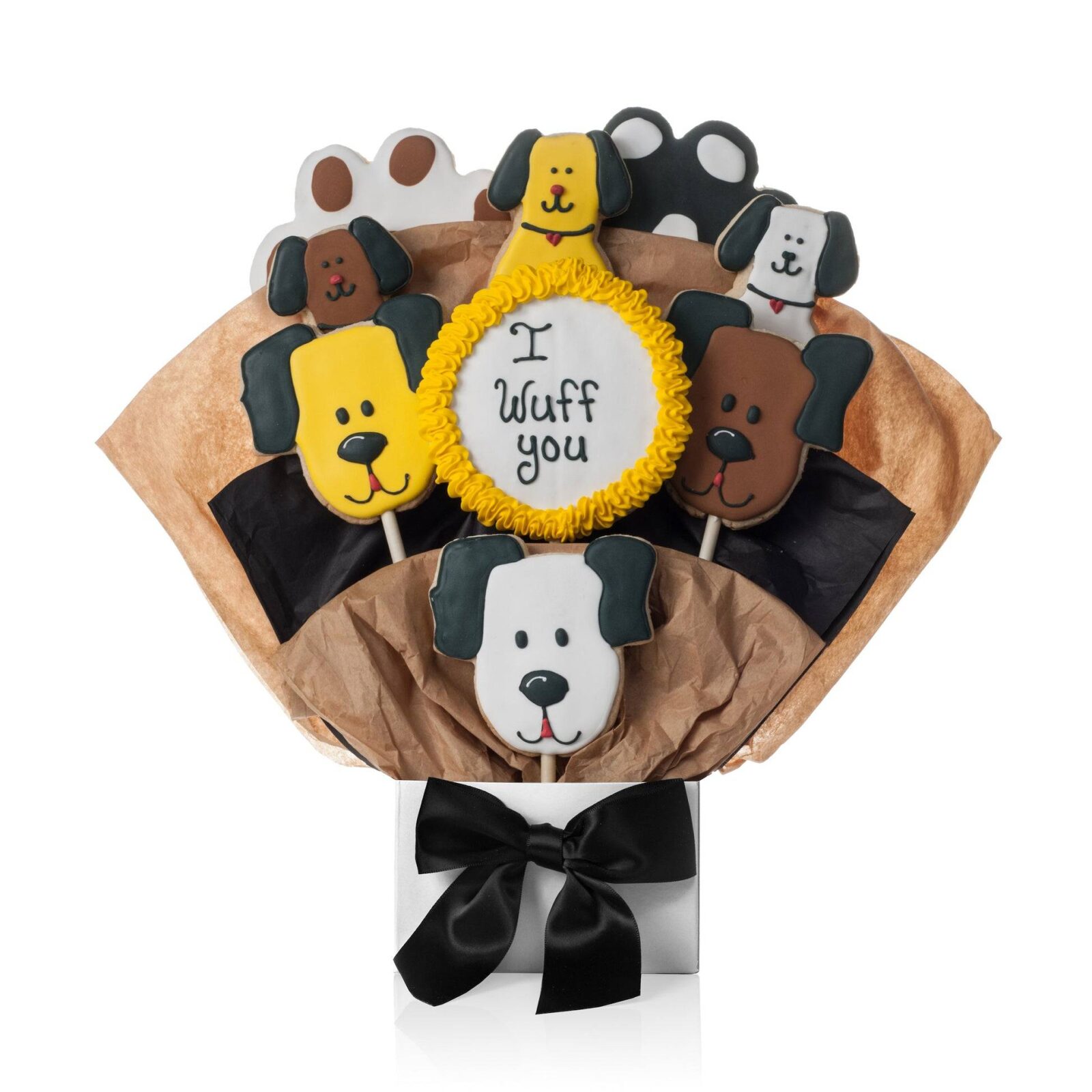 Pups N Paws Cookie Bouquet (5 Cookie Count)
