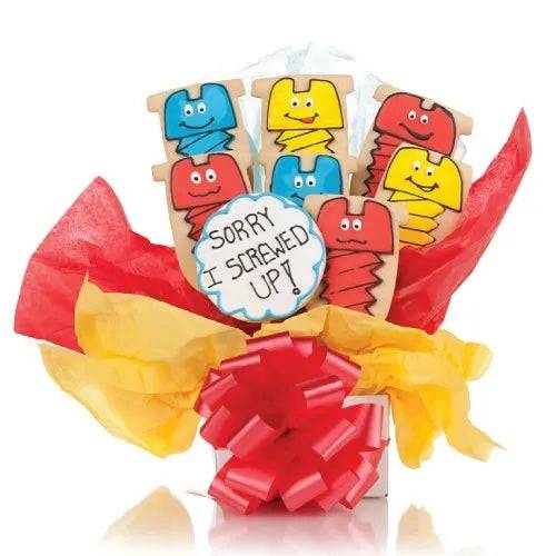 Sorry I Screwed up! Cookie Bouquet (5 Cookie Count)