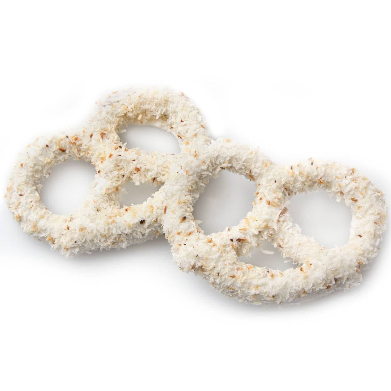 Chocolate Covered Pretzels with Coconut - 96 Count