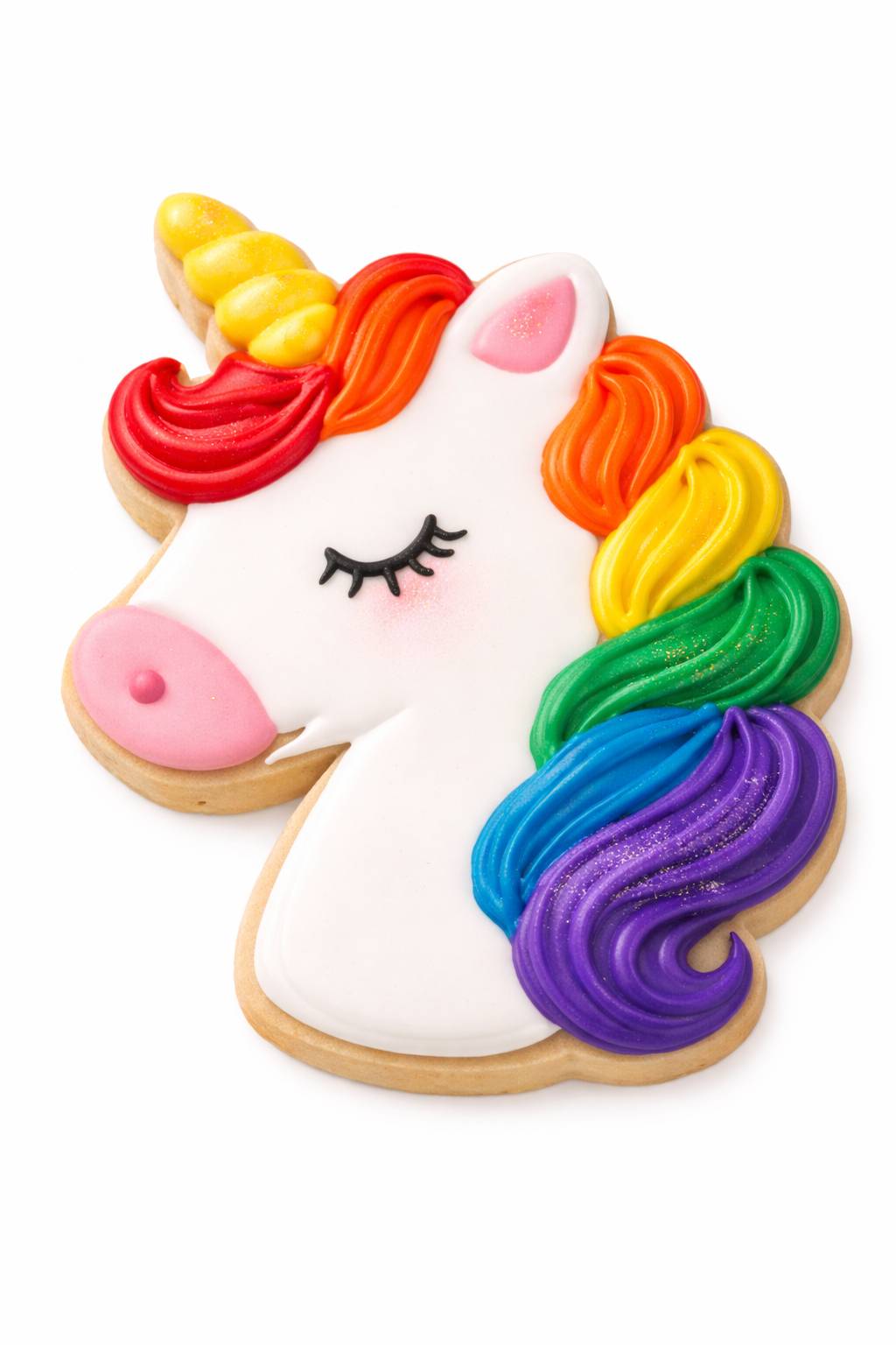 Pride Month Unicorn Cookie - Handcrafted Sugar Cookie