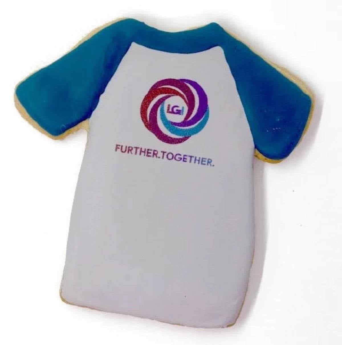4" Printed T-Shirt Sugar Cookie- Single