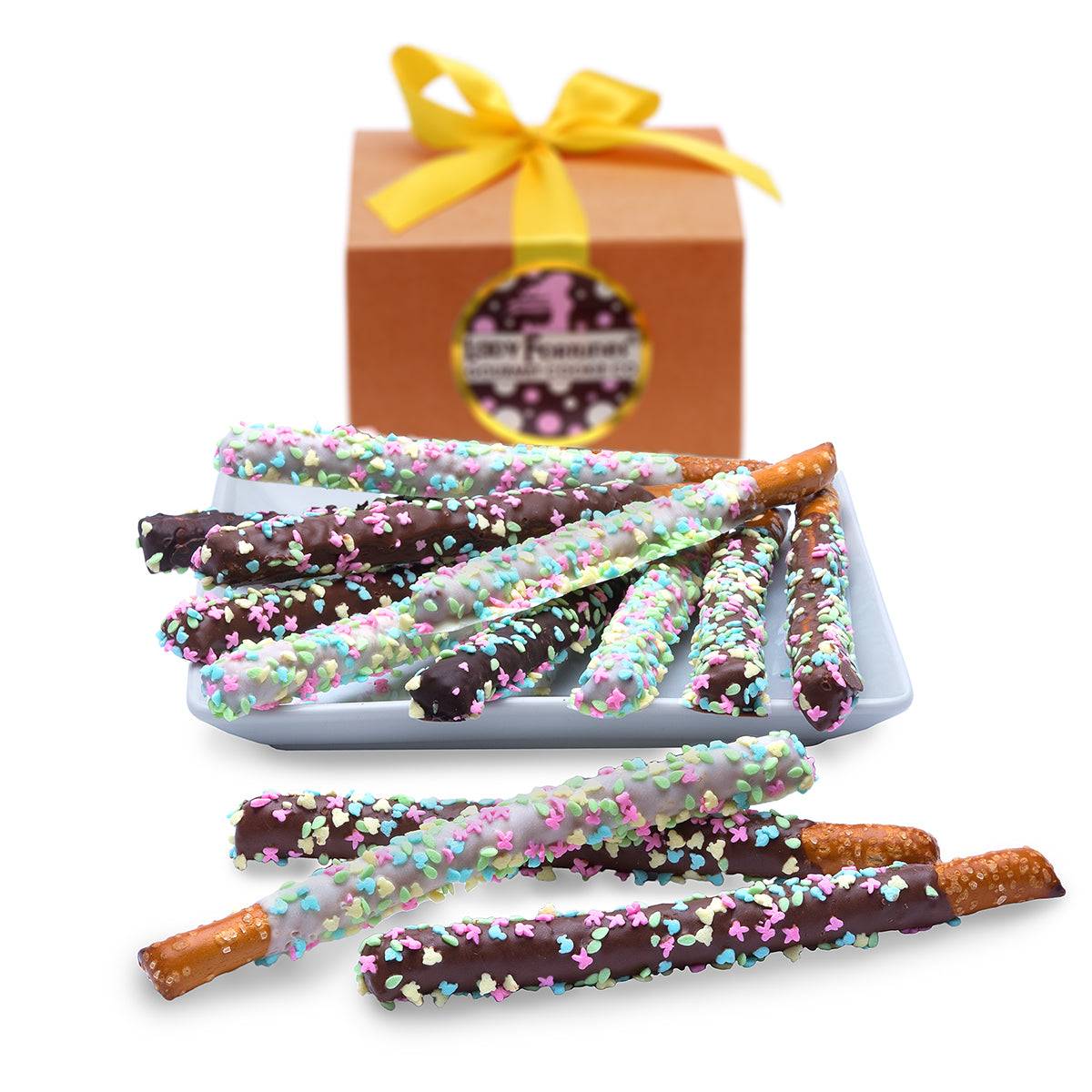 Easter Pretzel Wands Gift Box (Gift Box of 12)