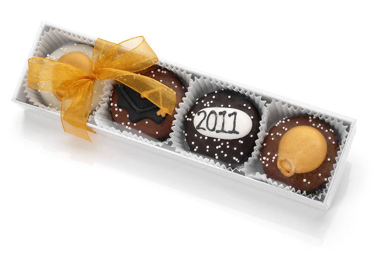 Graduation Chocolate Dipped Sandwich Cookie Set