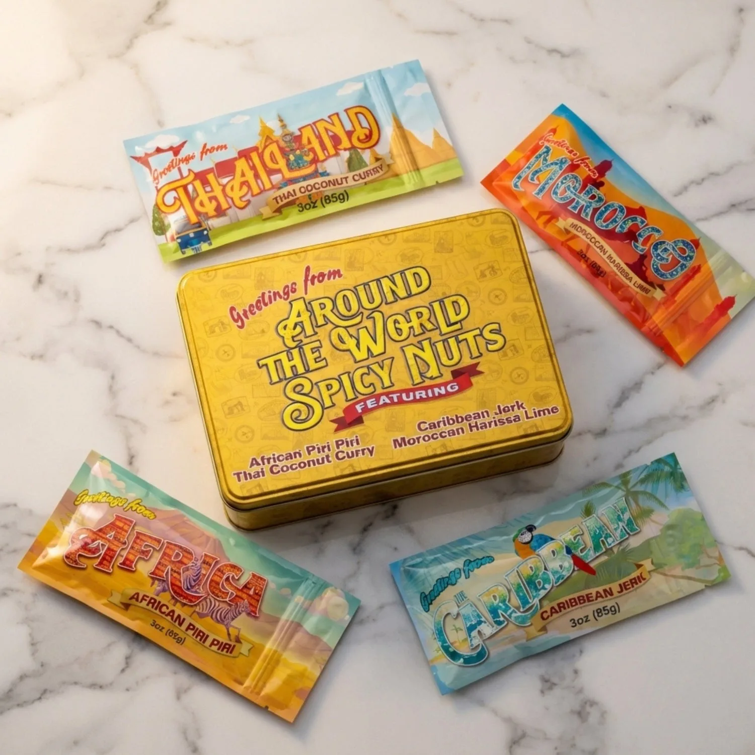 Around The world Spicy nuts