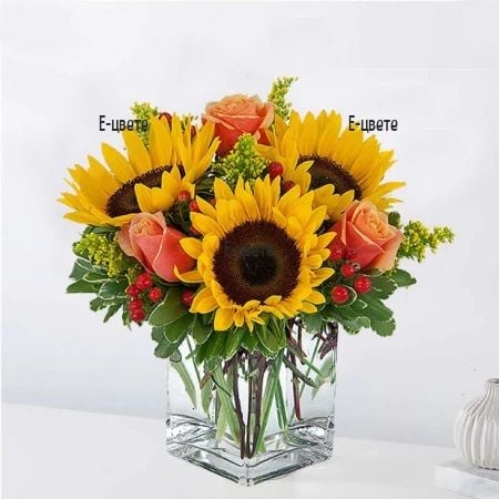 Arrangement - Sunny Roses