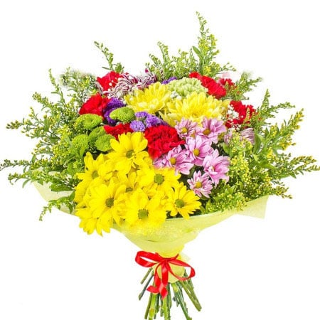 Chrysanthemums and flowers
