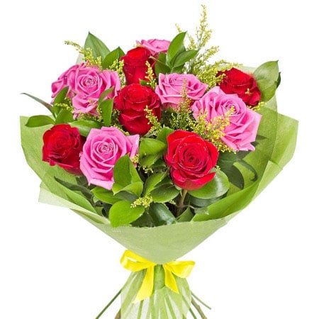 Roses and solidago