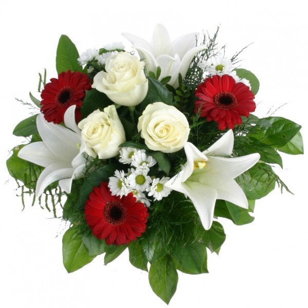 Roses and lilies