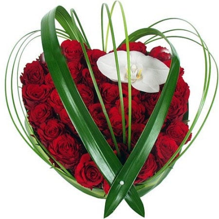 Heart of flowers - Love You