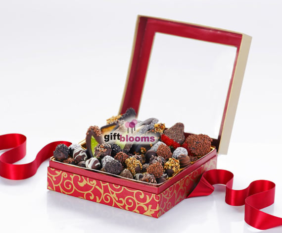 Autumn Fruits In Chocolate (Small)