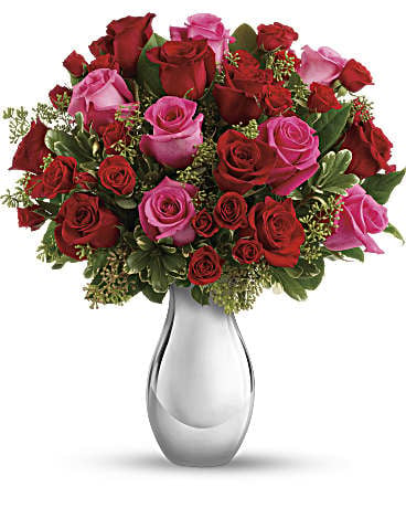 True Romance Bouquet with Red Roses