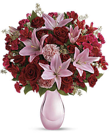 Telefloras Roses and Pearls Bouquet